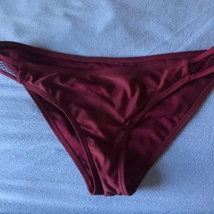 Maroon swimsuit bottom